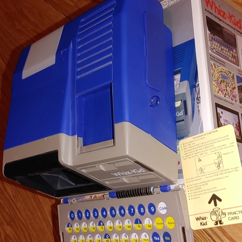 '80s computer with cards cartridges and instructions wiz kids - Picture 7 of 11